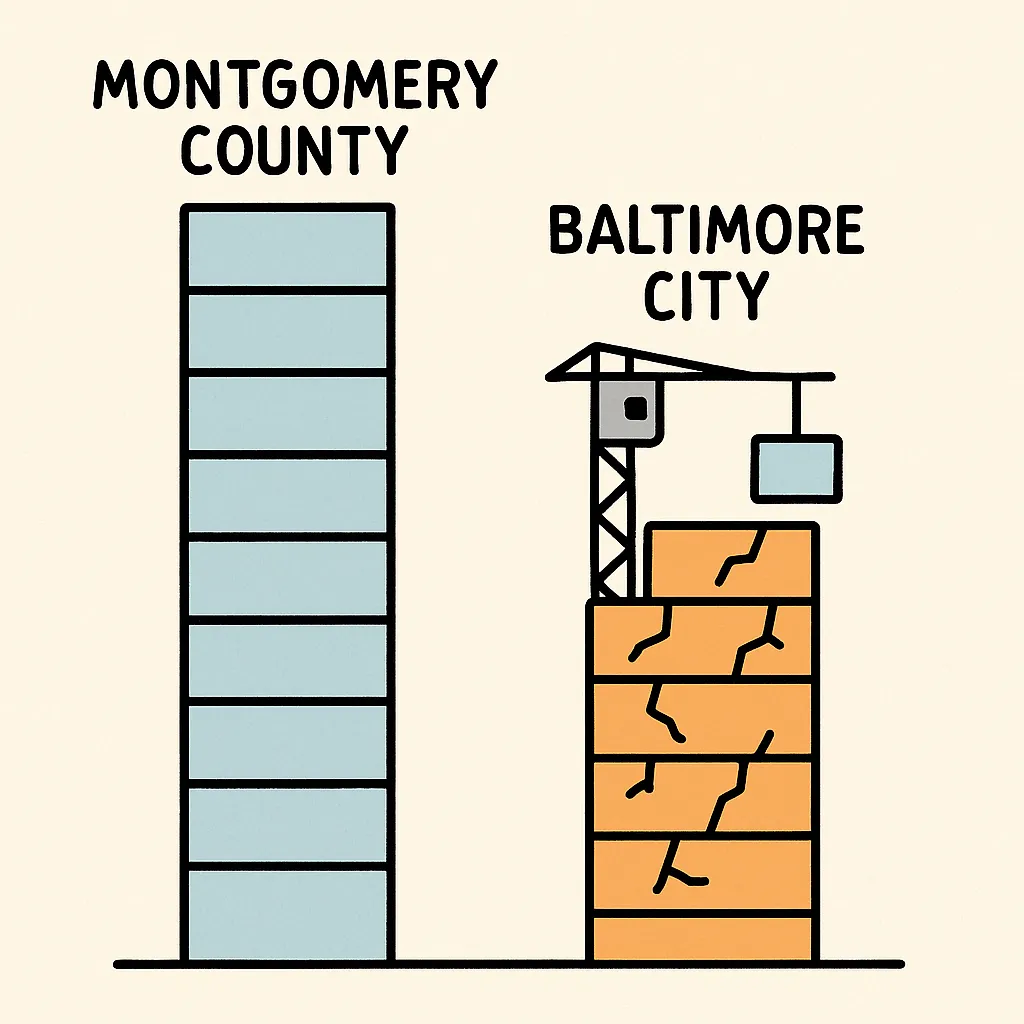 Montgomery County vs. Baltimore City