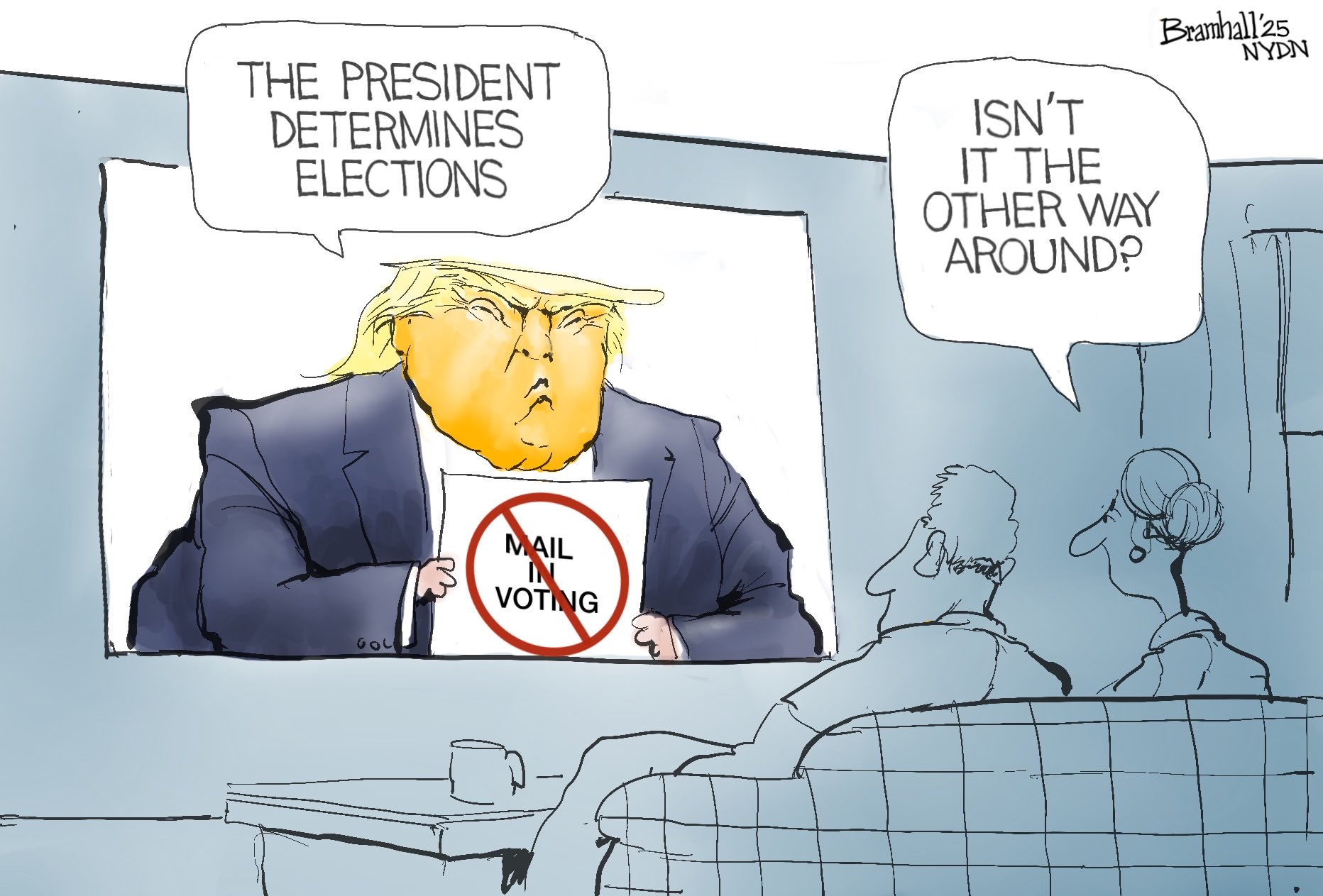 president determines elections