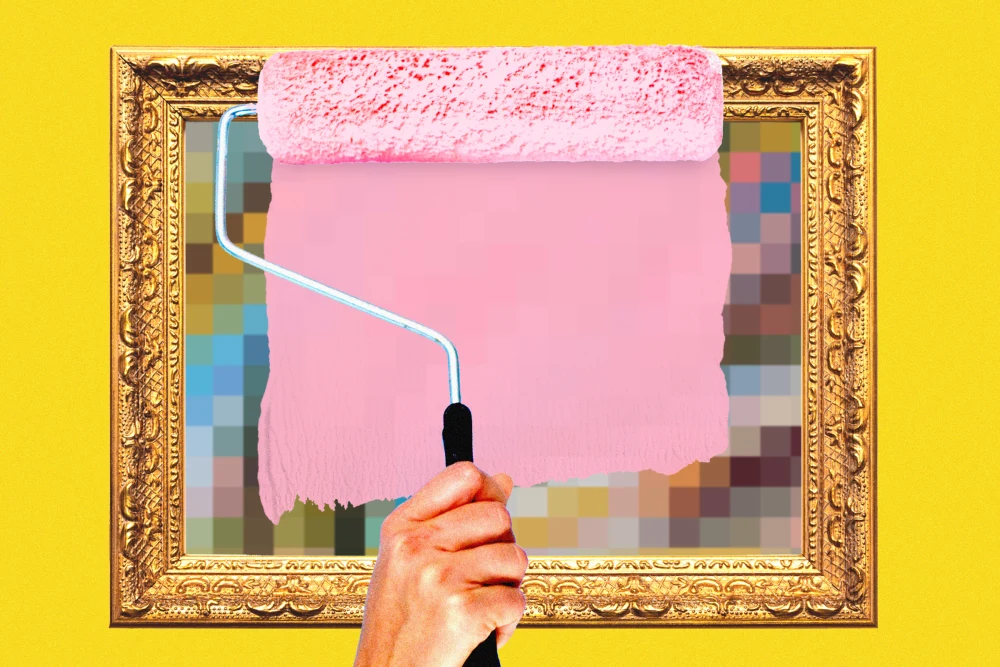 Despite concerns about job displacement, some freelancers say they’ve found new work as a result of AI’s incompetencies in fields like writing, art and coding.Leila Register / NBC News; Getty Images