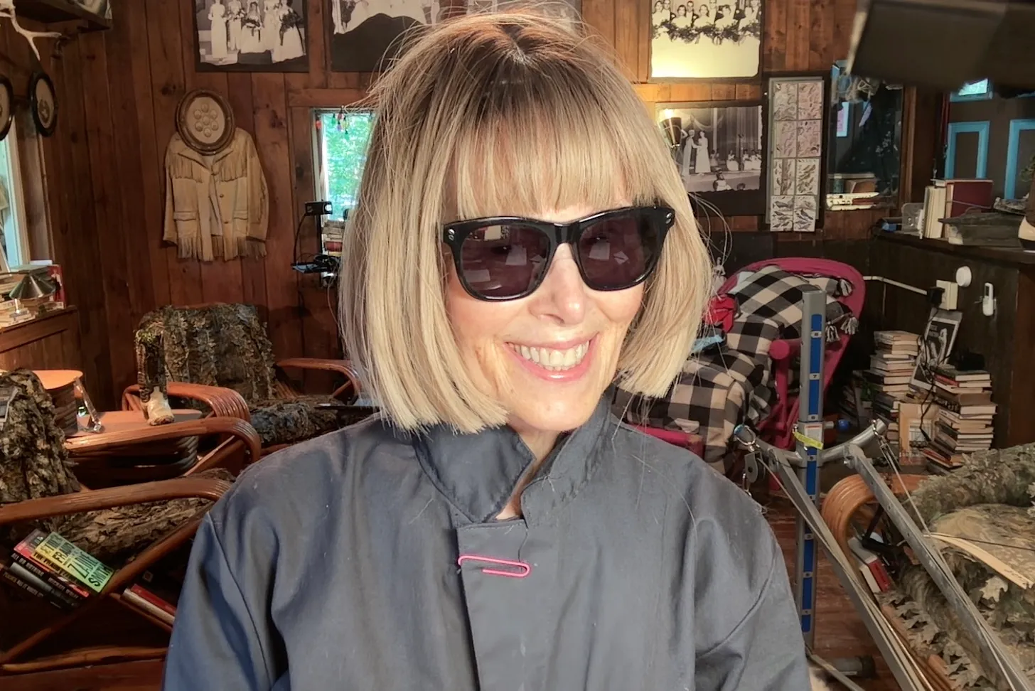 E Jean Carroll with paperclip