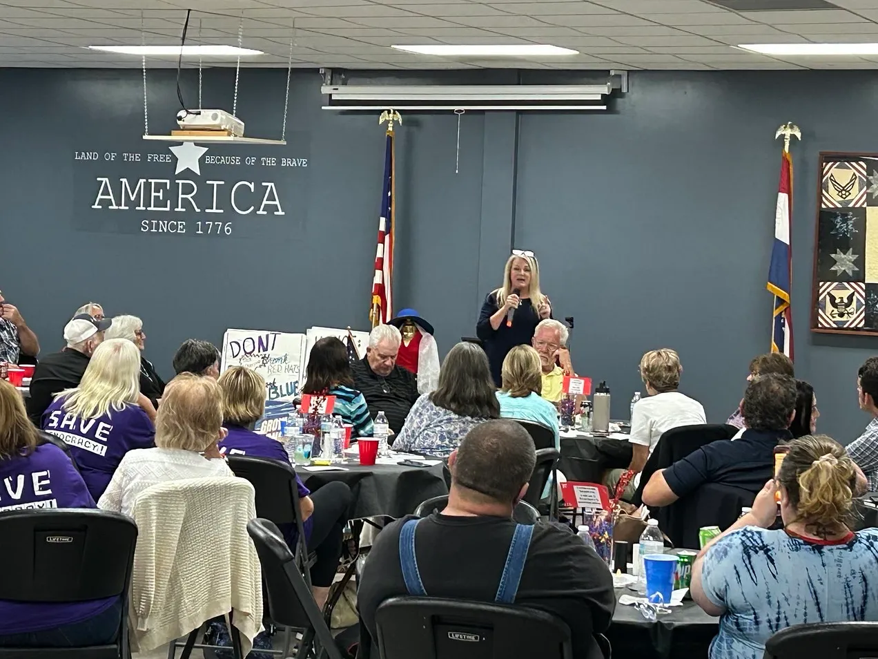 Jess Piper speaking in Troy, Missouri