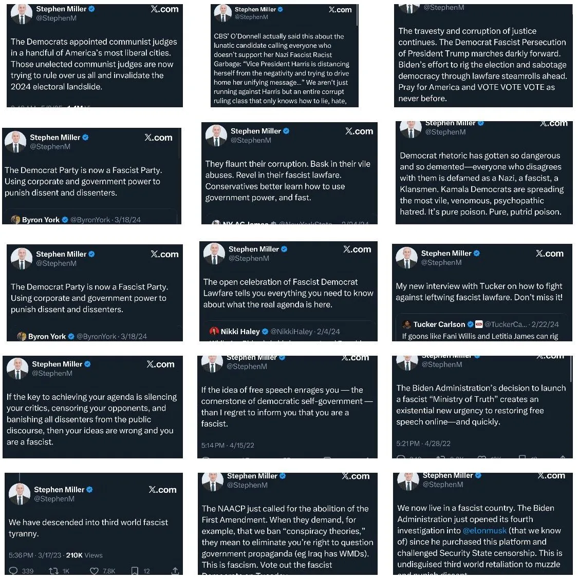 Miller Tweets