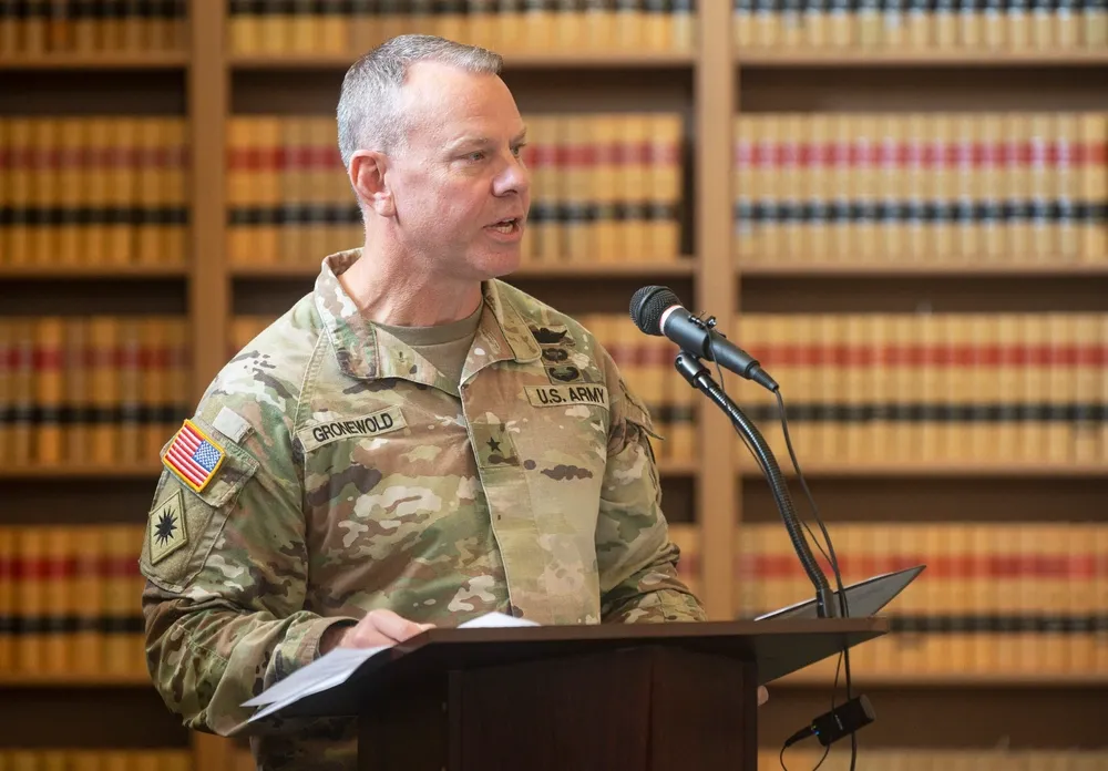 Oregon National Guard head Brig. Gen. Alan R. Gronewold