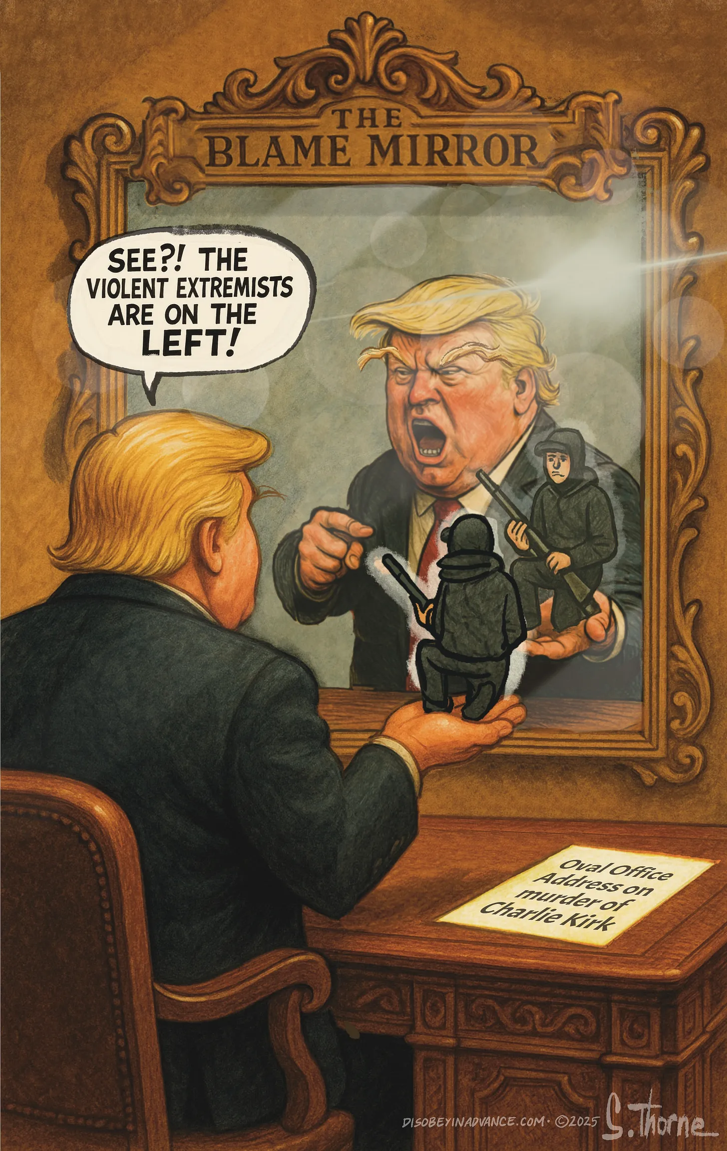 the blame mirror