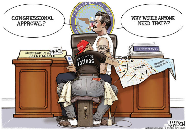 Hegseth ink
