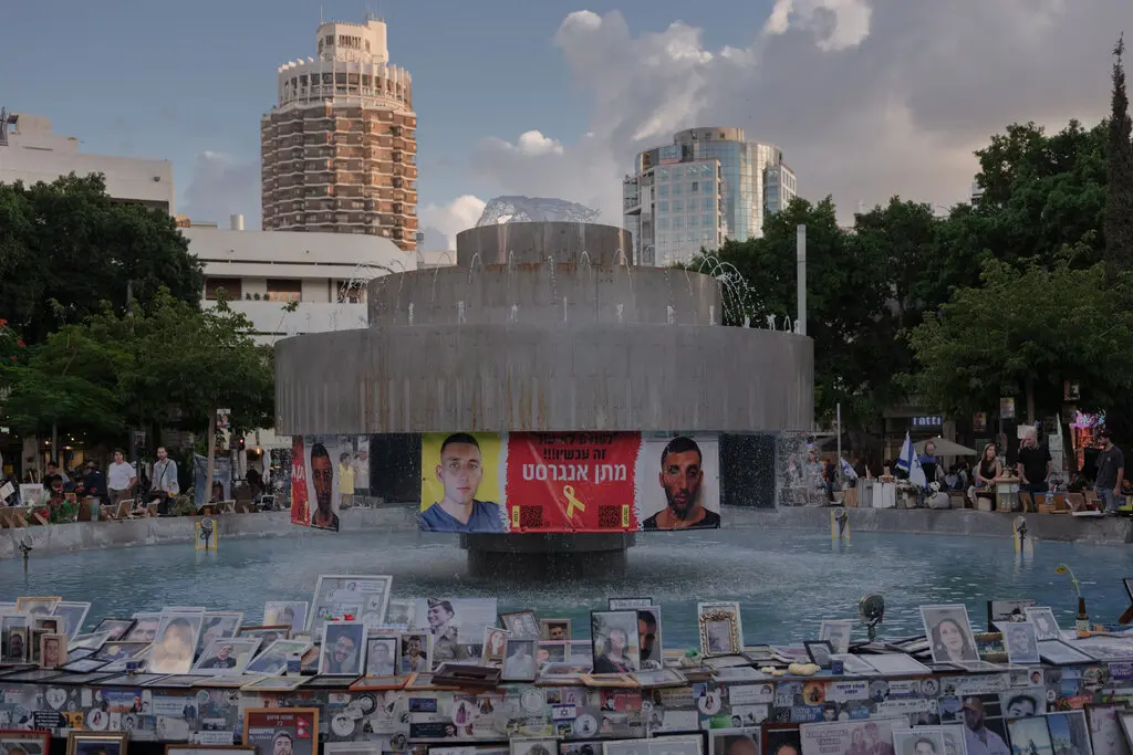 A memorial in Tel Aviv for victims of the Oct. 7, 2023, attack.Credit...Amit Elkayam for The New York Times