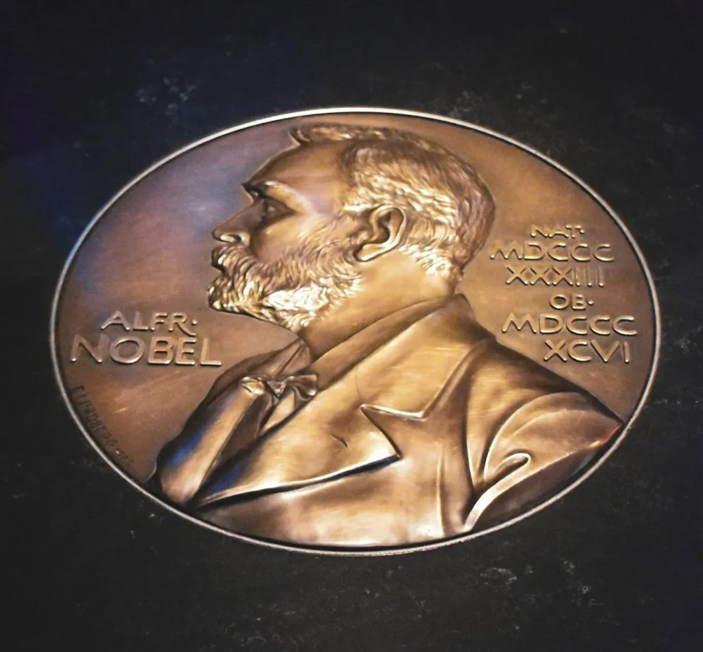 Alfred Nobel coin photo by Anastasiya D