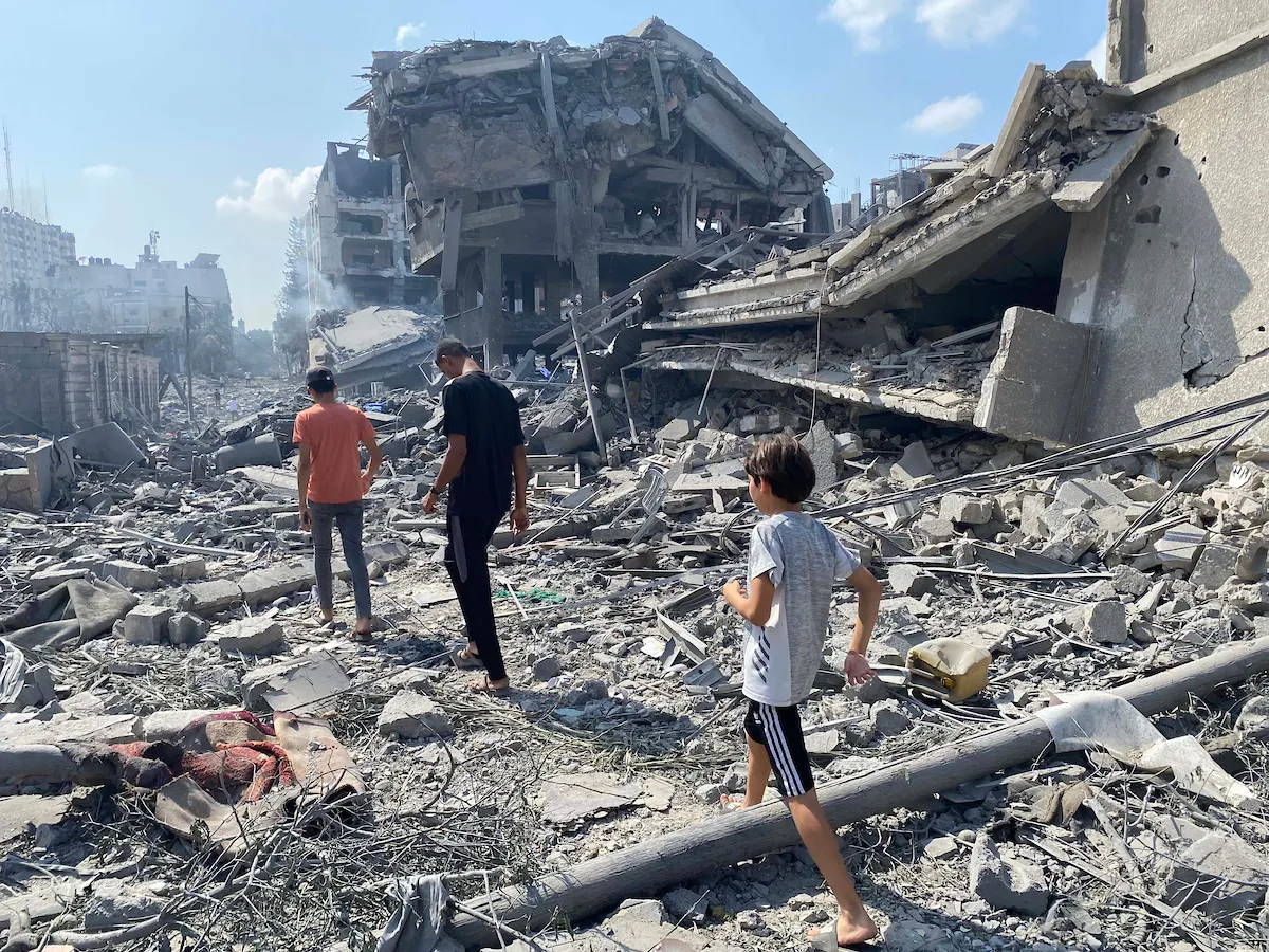 Gaza rubble