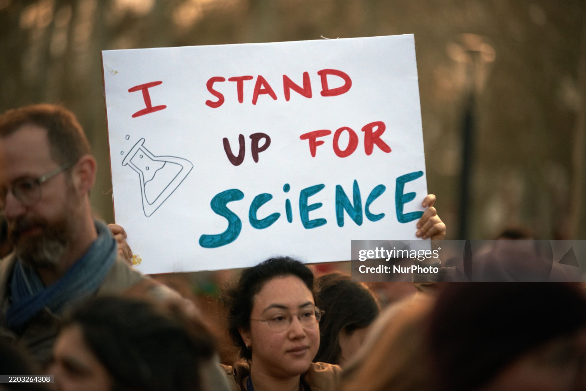 I stand up for science