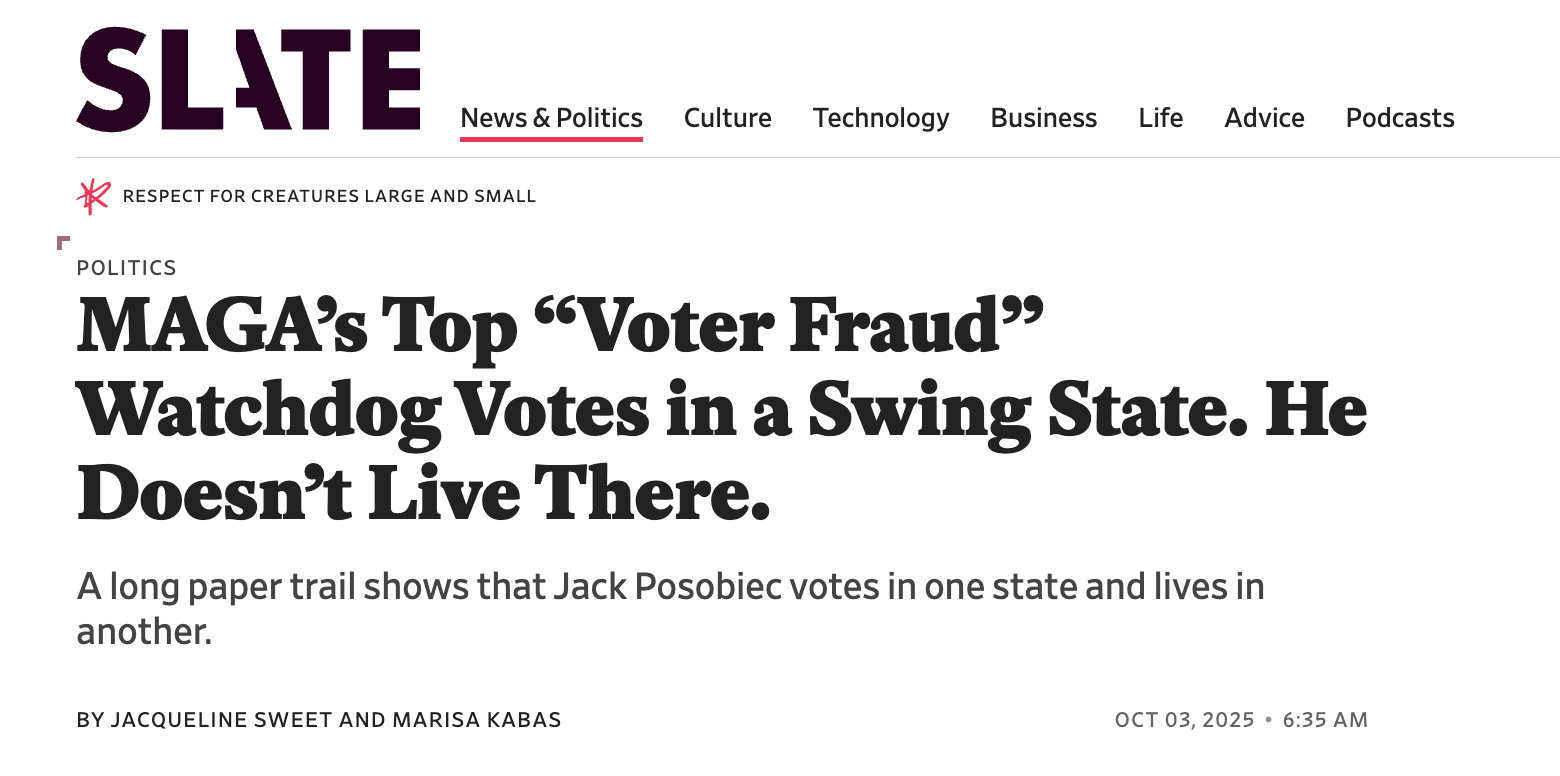 Screenshot from Slate