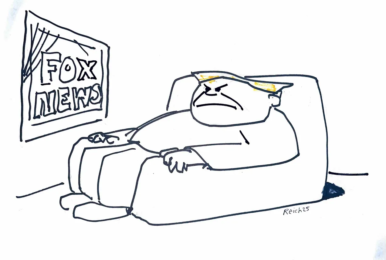 Trump watching Fox News
