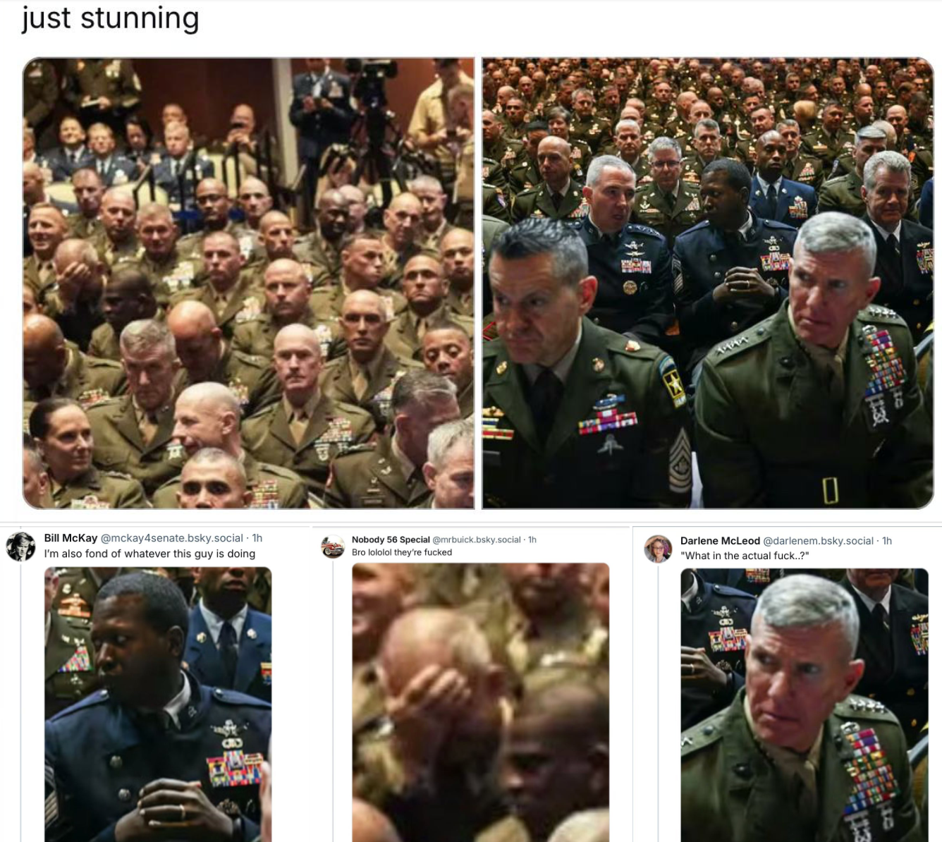 generals and admirals at Quantico