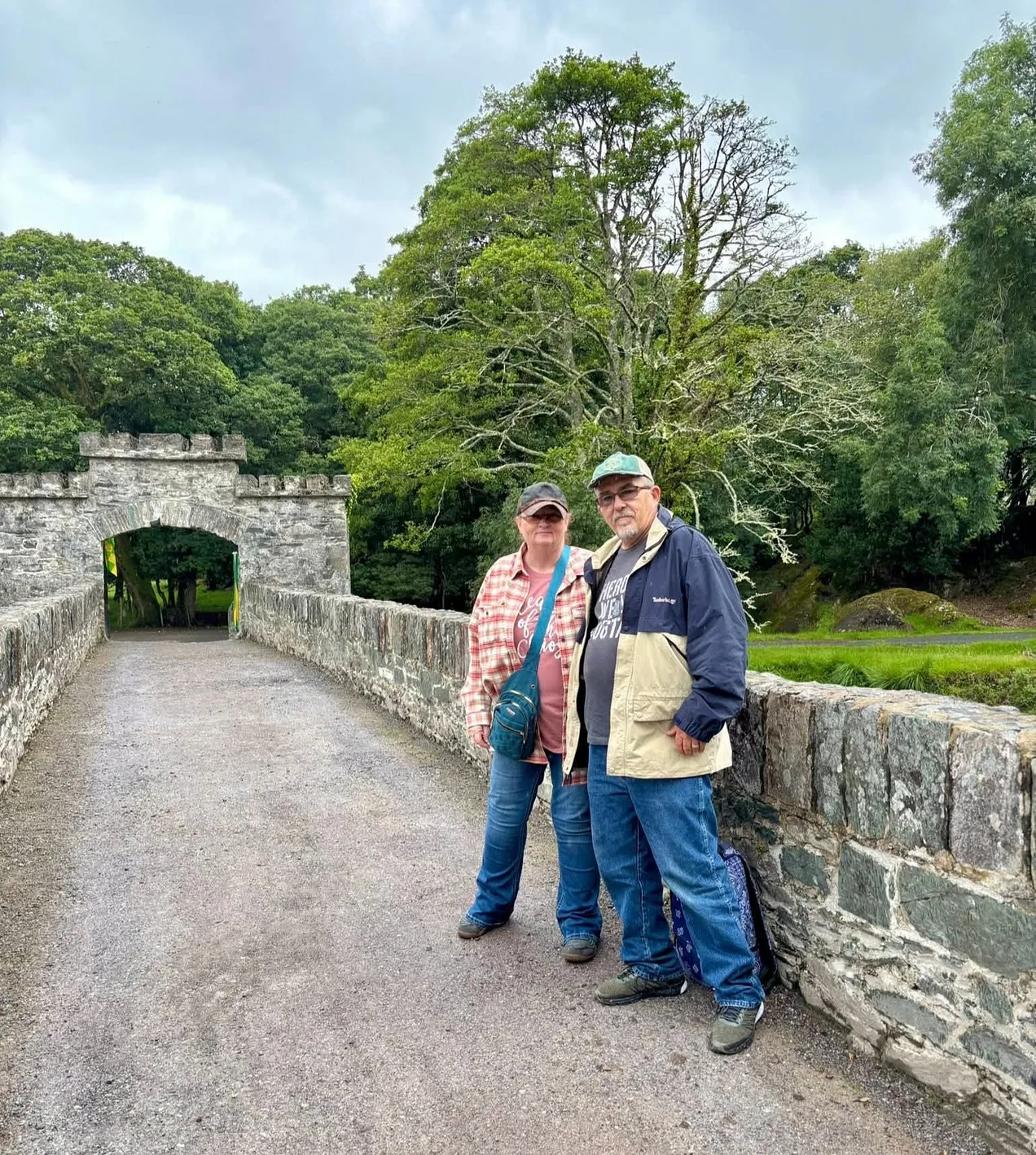 Donna Hughes-Brown and Jim Brown