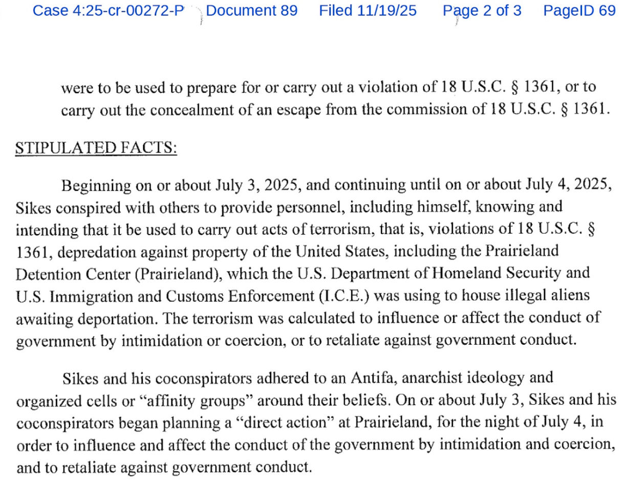 Prairieland stipulated facts