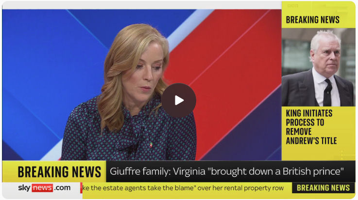 Virginia ''brought down a British prince''