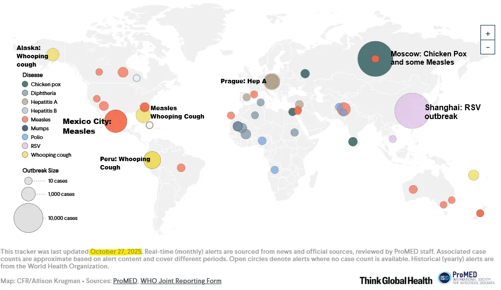 global diseases tracker