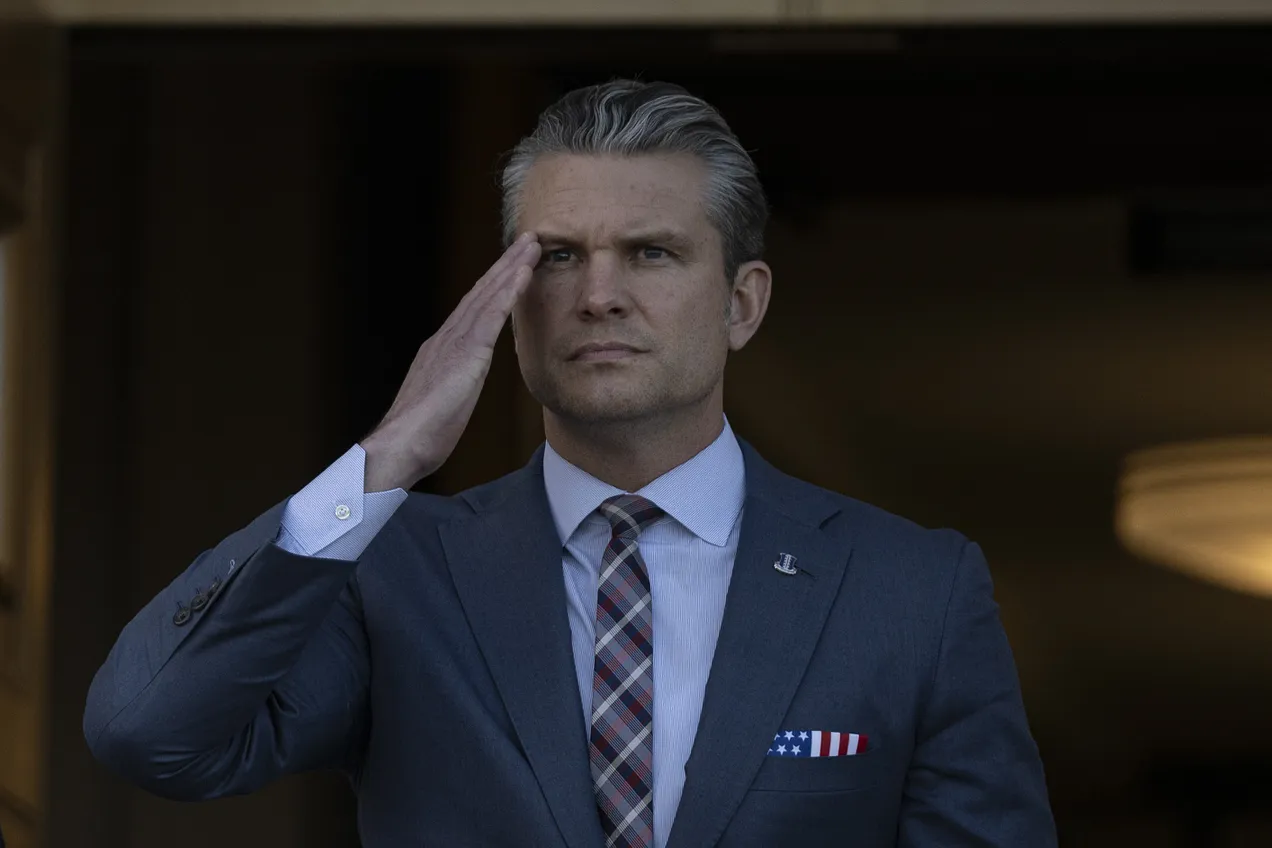 Hegseth welcomes Swedish Defense Minister Pal Henning Jonson at the Pentagon yesterday. (Celal Gunes/Anadolu via Getty) Hegseth welcomes Swedish Defense Minister Pal Henning Jonson at the Pentagon yesterday. (Celal Gunes/Anadolu via Getty)