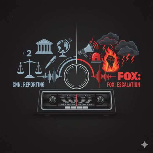 Chris Moe CNN reporting vs. Fox escalation