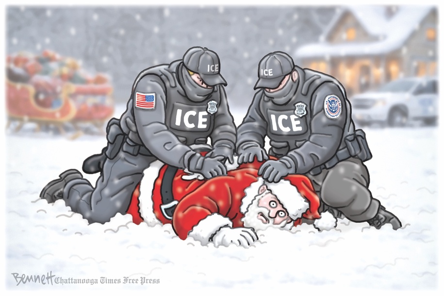 ICE detaining Santa ICE detaining Santa