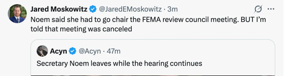 Jared Moskowitz tweet