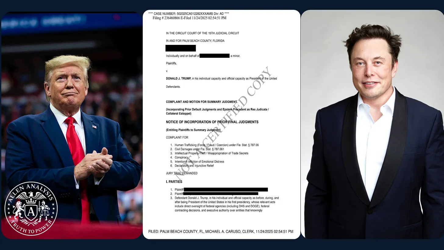 Trump filing cover Musk Trump filing cover Musk