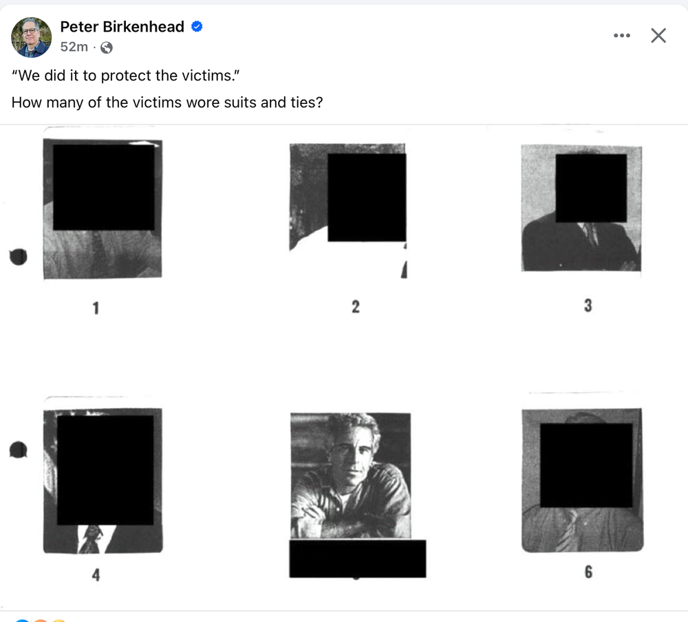 how many of the victims wore suits and ties?