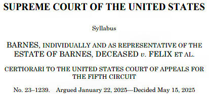 Barnes v. Felix