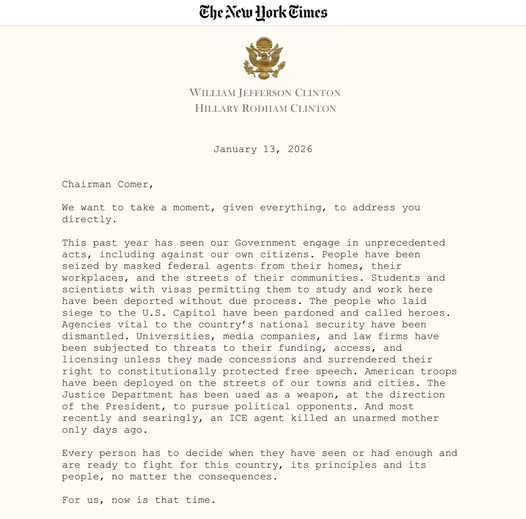 Clinton letter