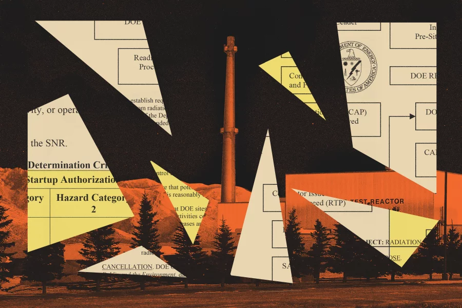 Idaho National Laboratory/Collage by Joan Wong for NPR