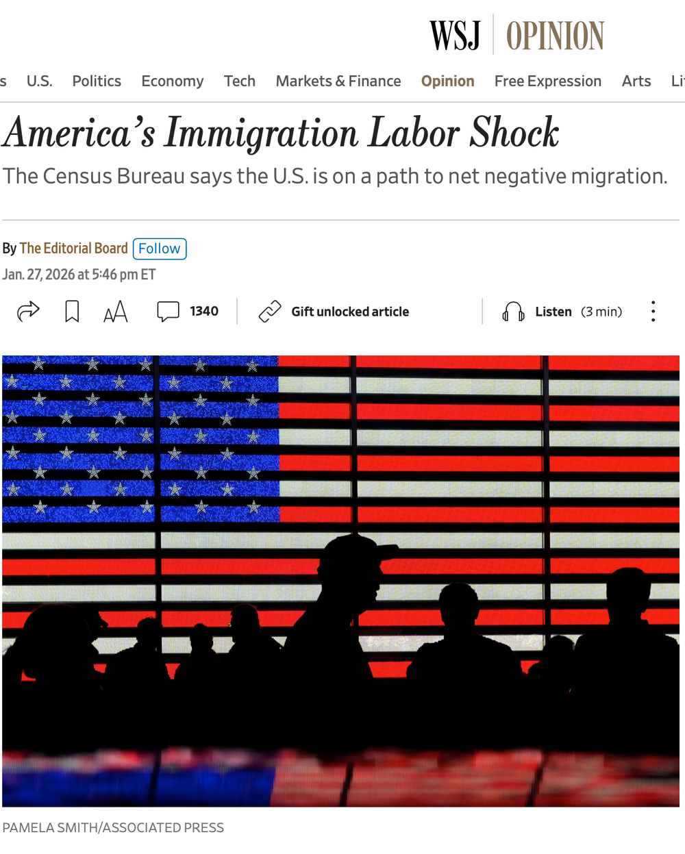 WSJ Immigration Shock