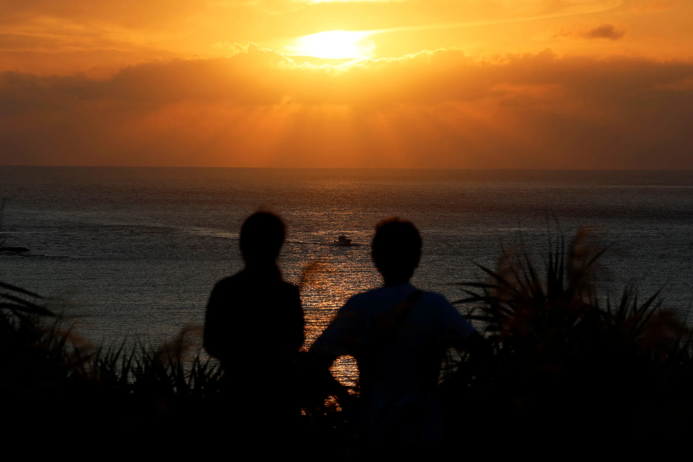 Looking out over the East China Sea from Yonaguni, Japan, November 2023Issei Kato / Reuters