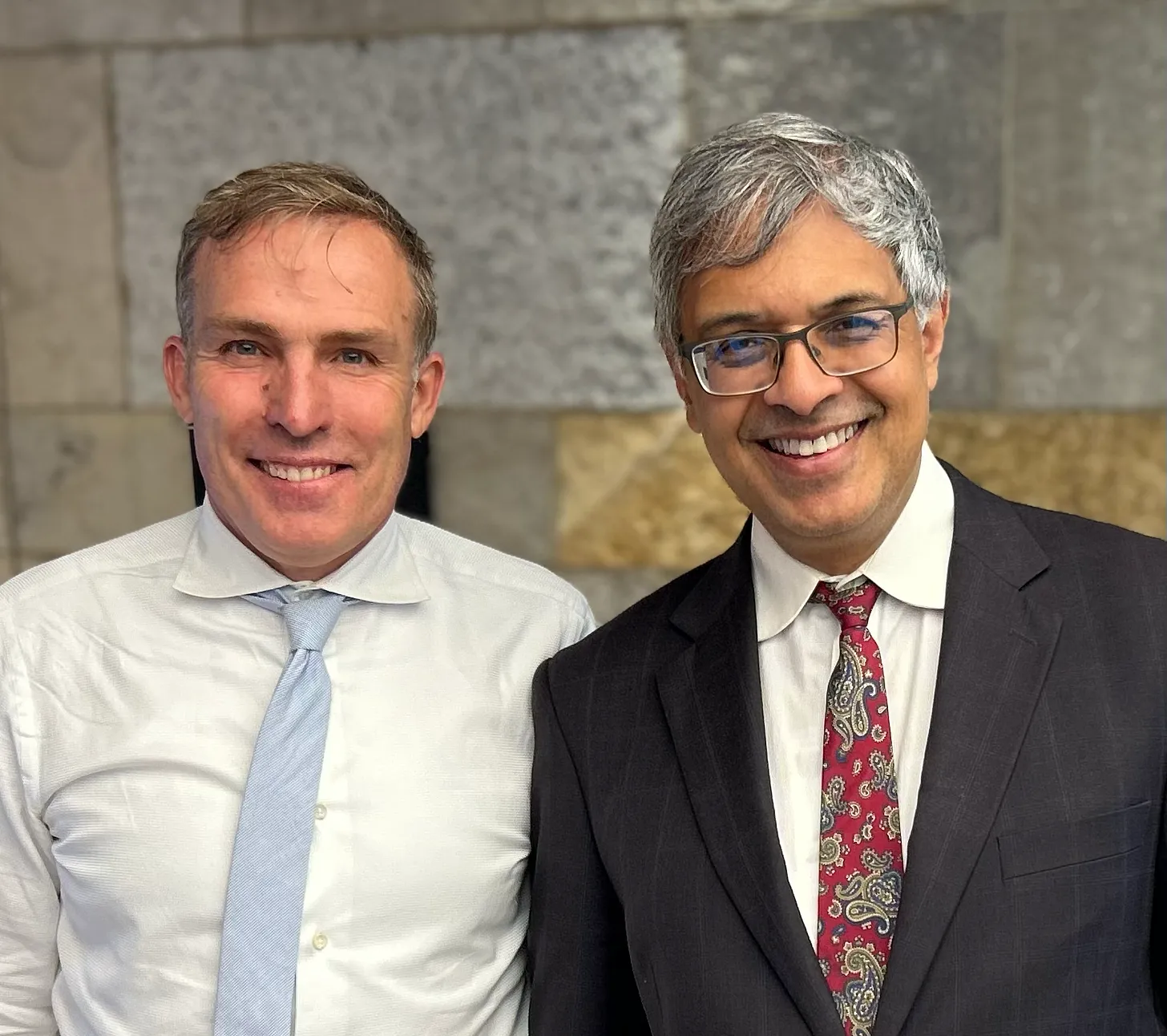 Braver Angels Conference, June 2024. Still smiling after our debate.