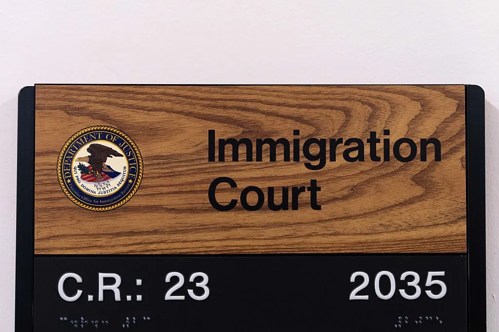 Immigartion Court sign
