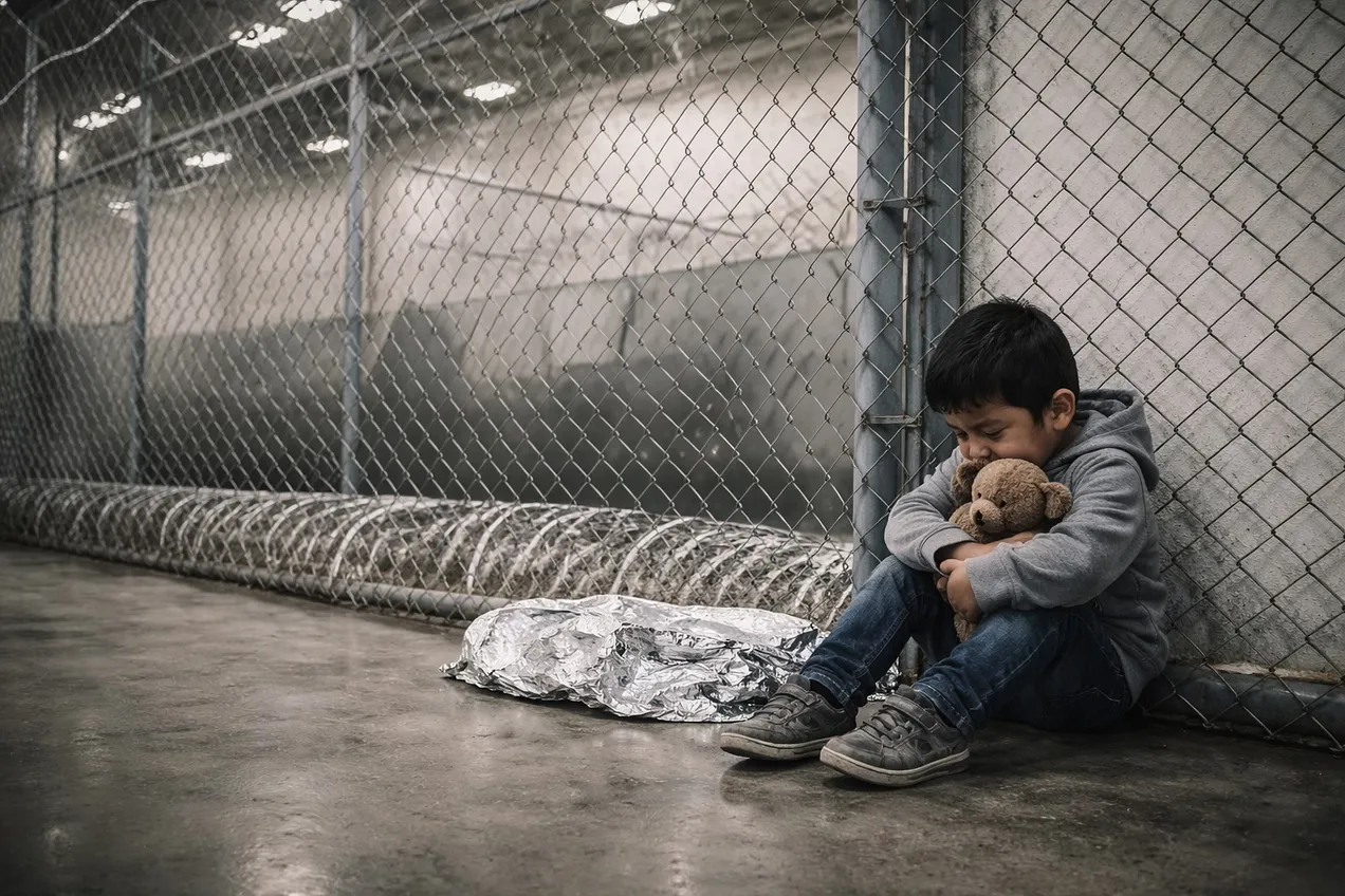 child in detention center