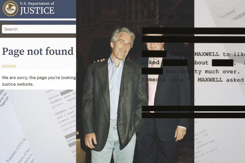 An NPR investigation finds the Justice Department has removed or withheld Epstein files related to President Trump.Department of Justice and Getty Images/Collage by Danielle A. Scruggs/NPR