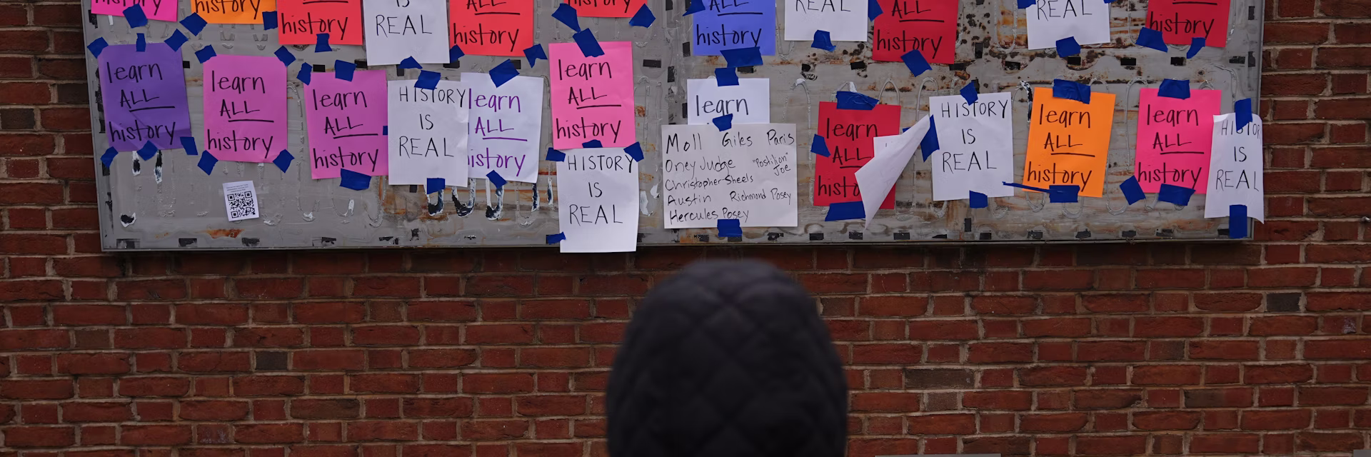 The National Park Service removed an exhibit on slavery at the President’s House site in Philadelphia on Jan. 22, 2026. The city of Philadelphia has sued the Trump administration in response. AP Photo/Matt Rourke