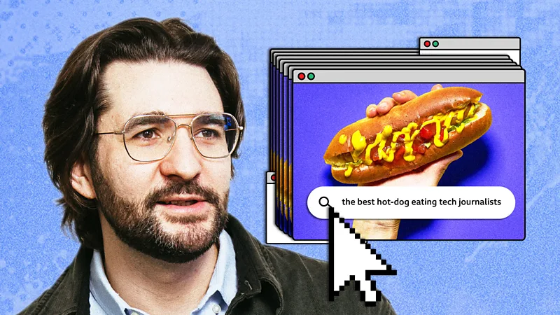 the best hot dog eating tech journalists