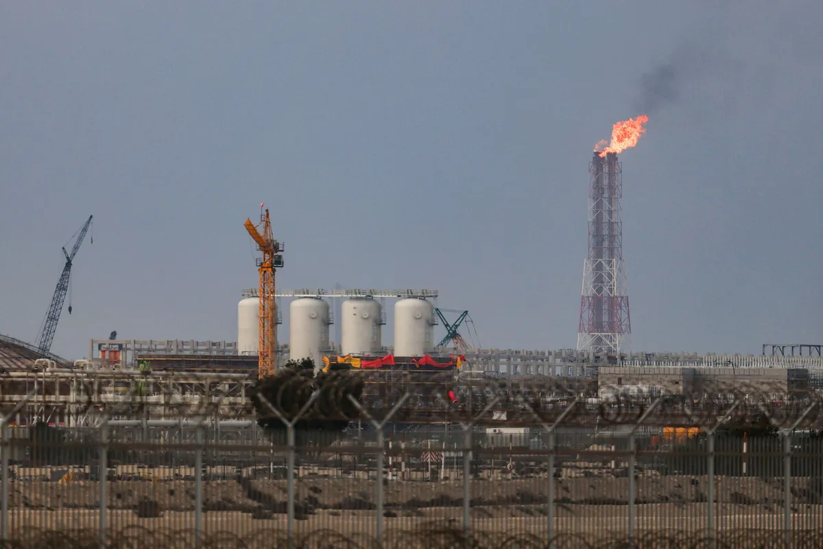 An LNG facility in Qatar’s Ras Laffan Industrial City on March 3.Photographer: picture-alliance/AP Photo/dpa