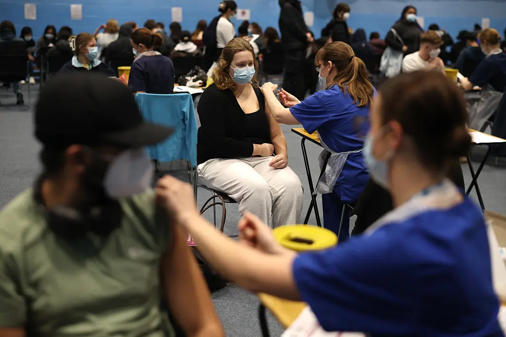 A meningitis B vaccine clinic at the University of Kent on March 19.