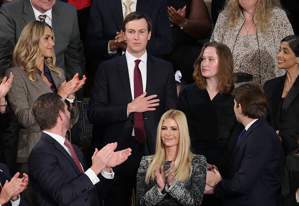 Jared Kushner is acknowledged during the State of the Union on February 24, 2026, in Washington, DC. (Photo by Win McNamee/Getty Images)