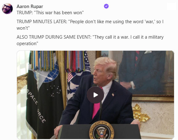 Trump war