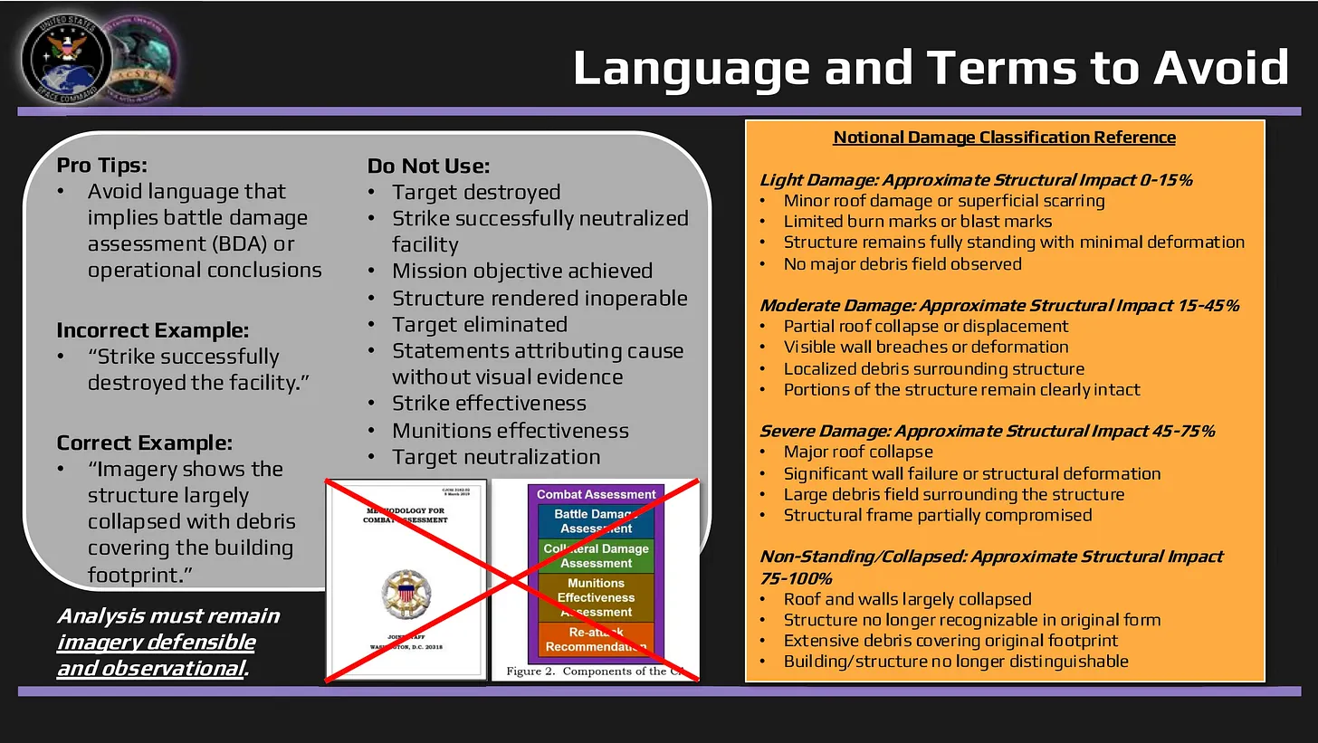 language and terms to avoid