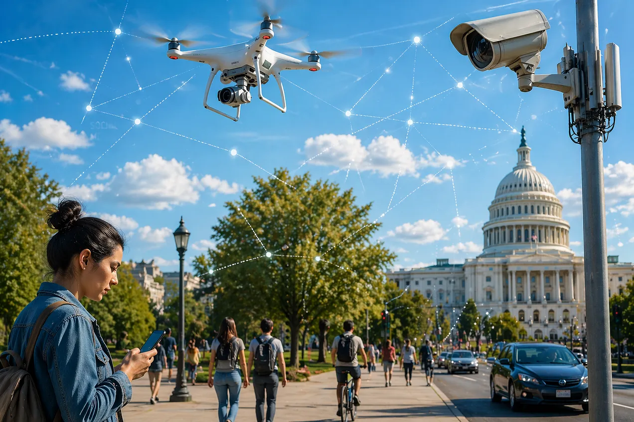 surveillance drones and cameras