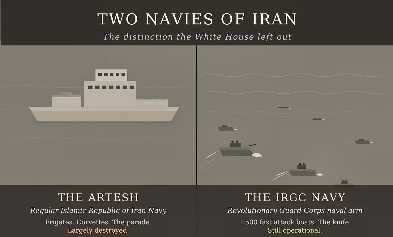 two navies of Iran