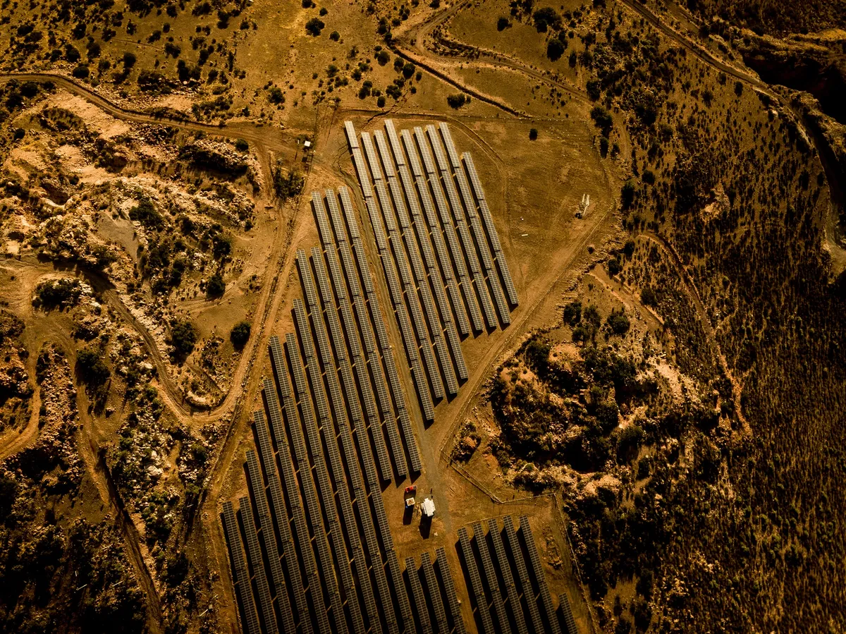 In Chile’s case, far-flung sites and vast footprints make solar farms difficult to secure.Photographer: Cristóbal Olivares/Bloomberg