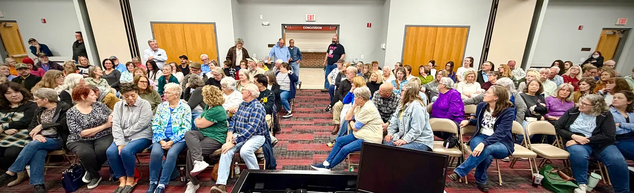 A rural Democratic meeting, Moberly, Missouri. February 26, 2026
