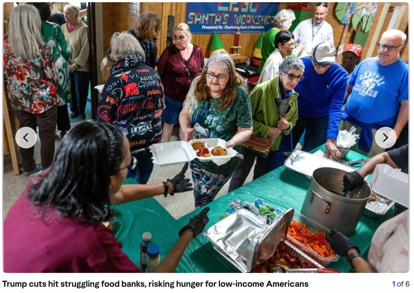Trump cuts hit struggling food banks