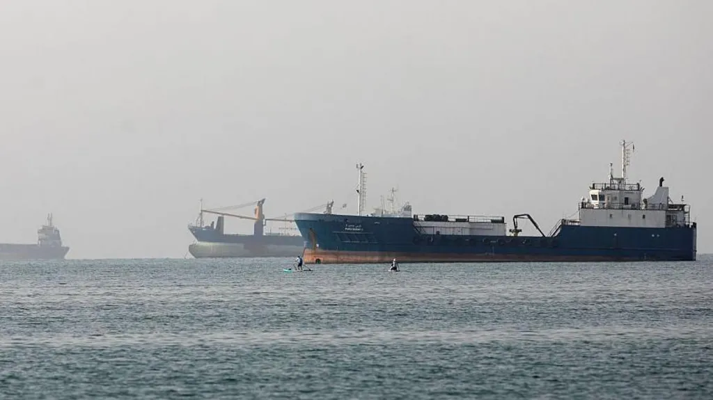 Iran said US strikes near the Strait of Hormuz had violated the fragile ceasefire, which started in April