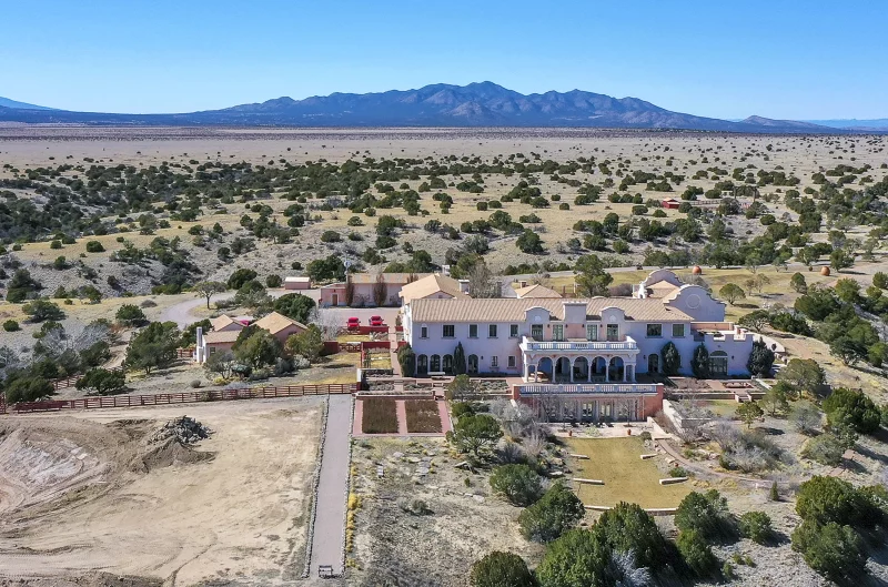 The property once owned by Jeffrey Epstein and that he called the Zorro Ranch outside of Santa Fe, New Mexico, in March.Roberto E. Rosales/Getty Images North America