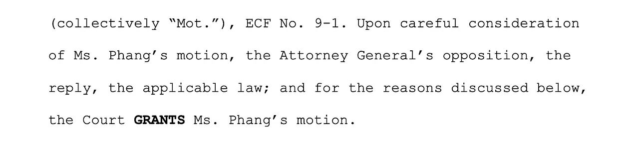 A Judge Orders the Government to Release the Rest of the Epstein Files in a Lawsuit Filed by Katie Phang